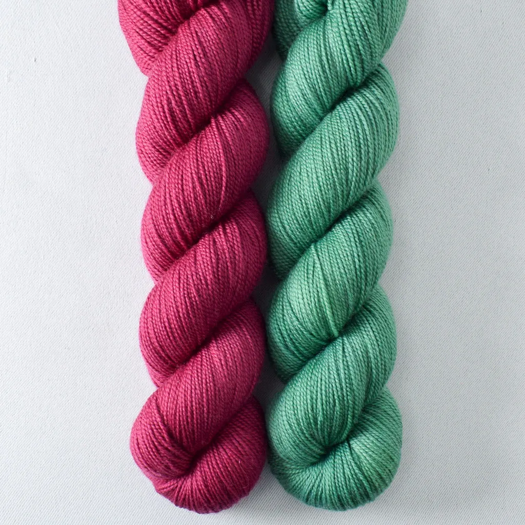 Aubergine, Seaside - 2-Ply Duo