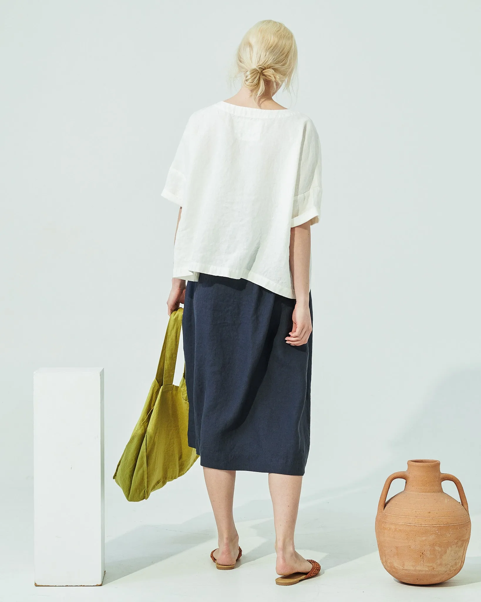 AURORA oversized linen top (SS24)