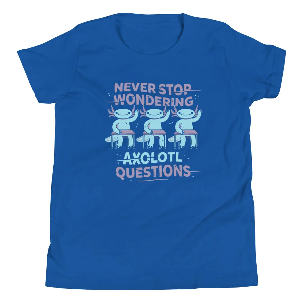 Axolotl Questions Kid's Youth Tee