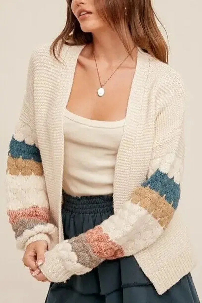 Bubble Stitch Bliss Cardigan