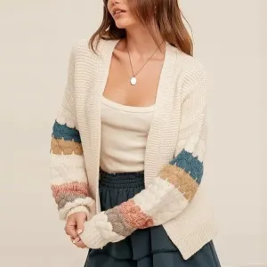 Bubble Stitch Bliss Cardigan