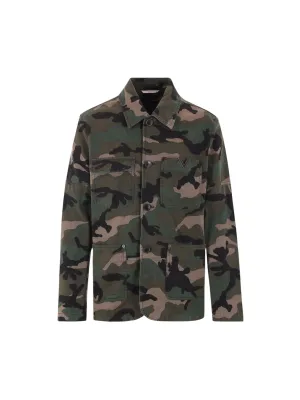 Camouflage Canvas Overshirt