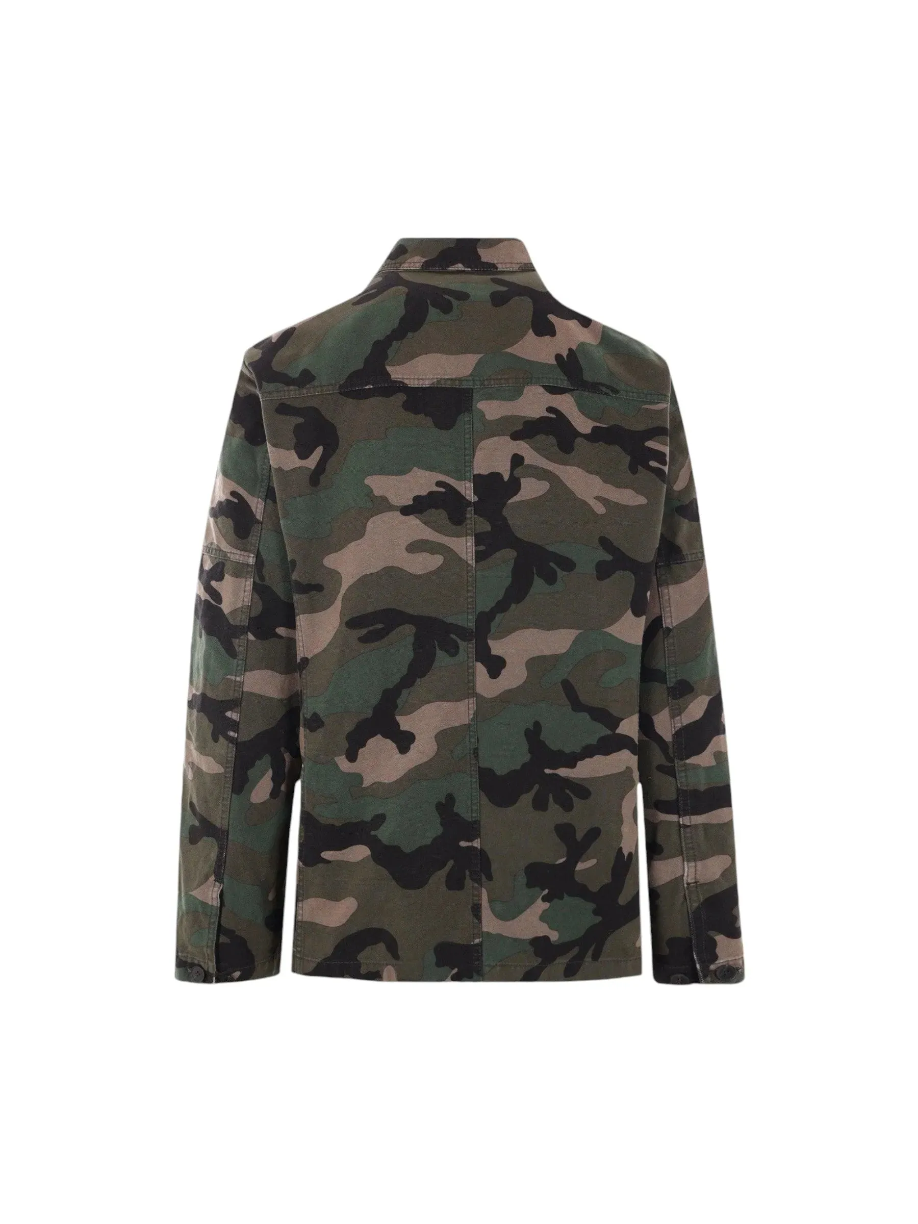 Camouflage Canvas Overshirt