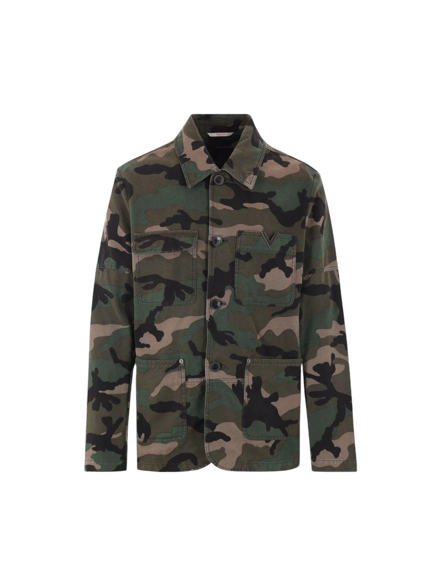 Camouflage Canvas Overshirt