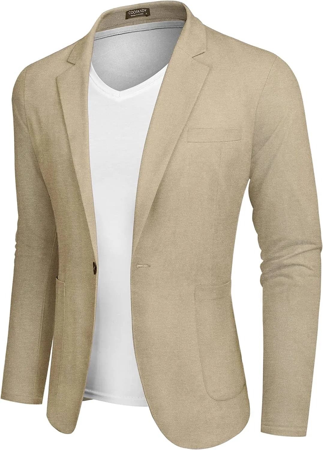 Casual Regular Fit Lightweight Linen Blazer (US Only)