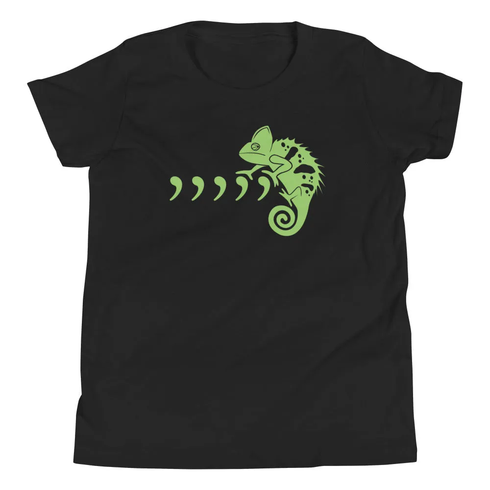 Comma Chameleon Kid's Youth Tee