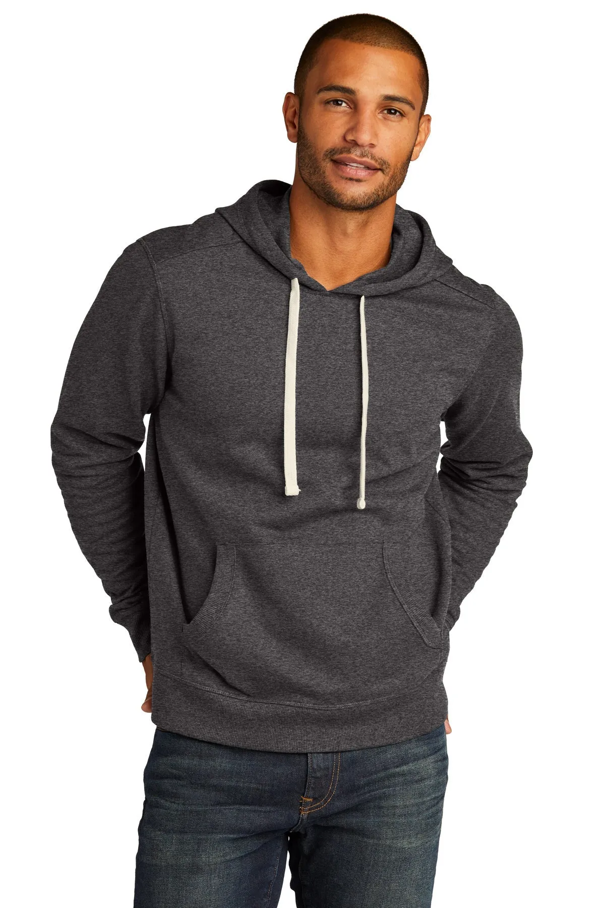 District Re-Fleece Hoodies, Charcoal Heather