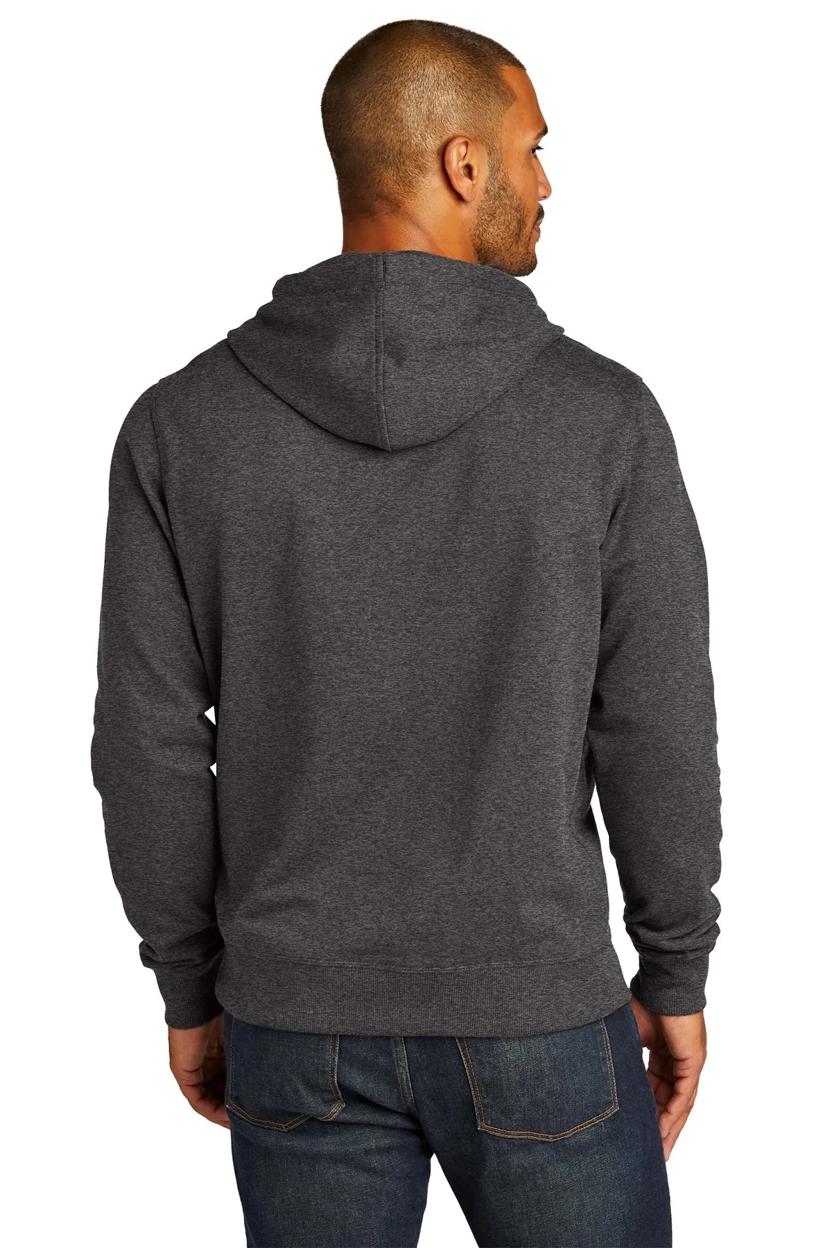 District Re-Fleece Hoodies, Charcoal Heather