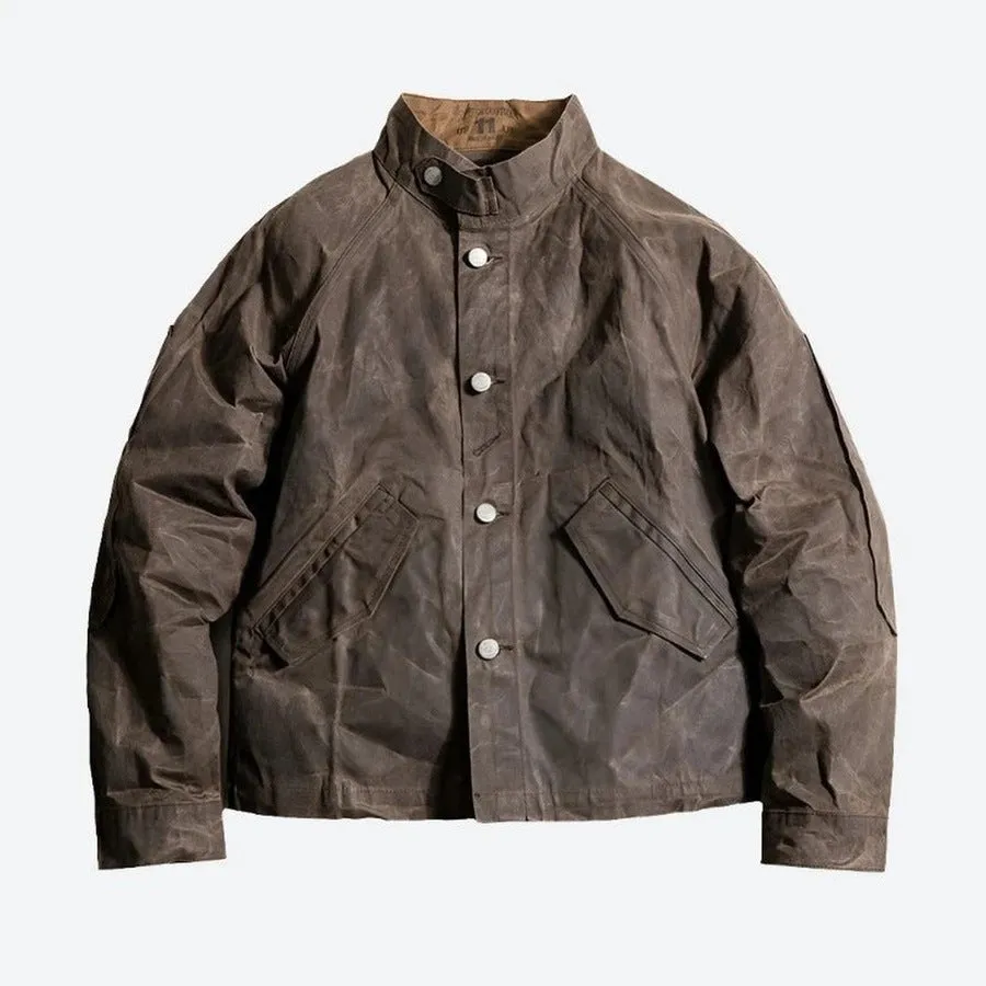 Durable Waxed Cotton Work Jackets