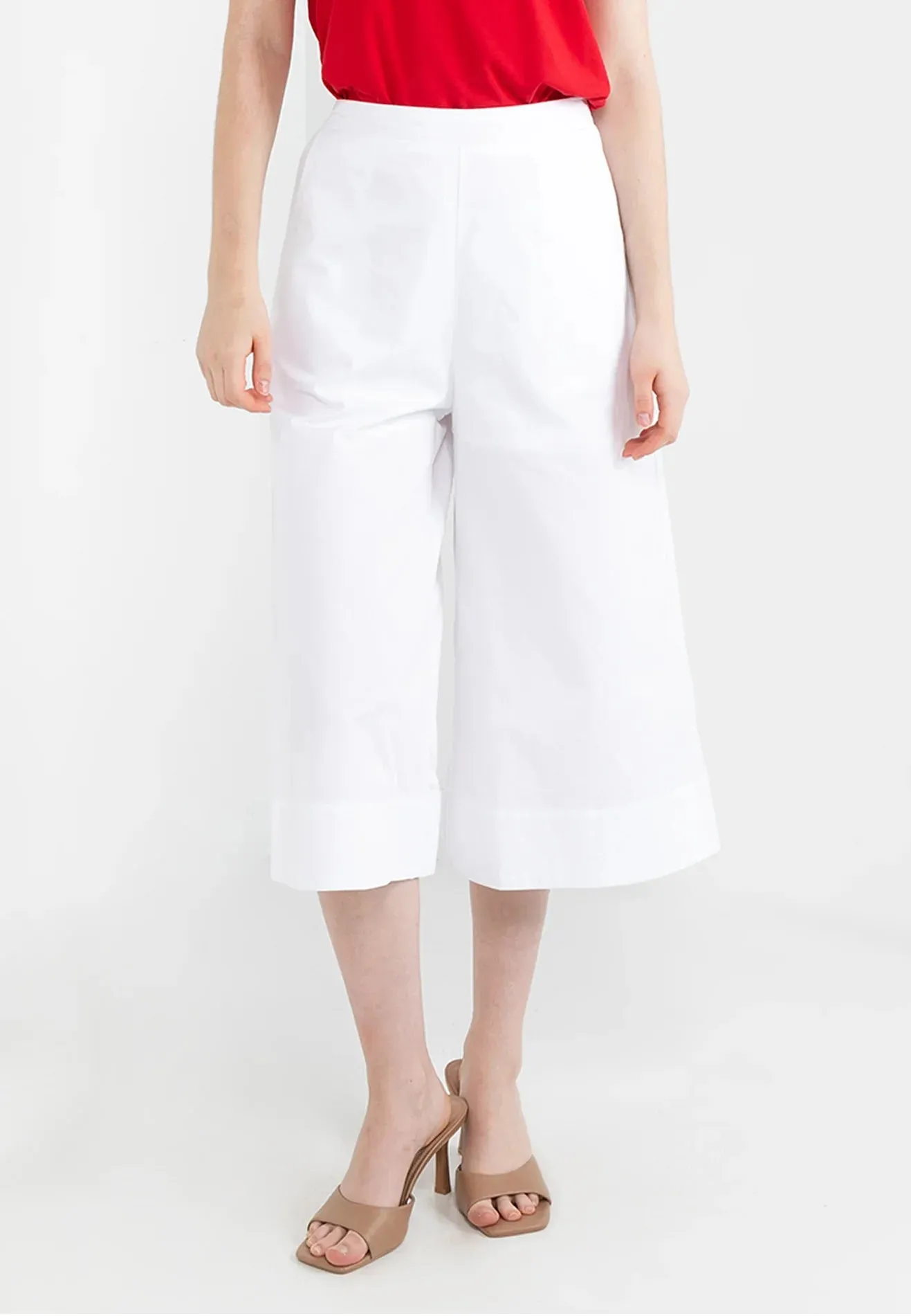 ELLE Apparel High Waisted Stretchable Culottes