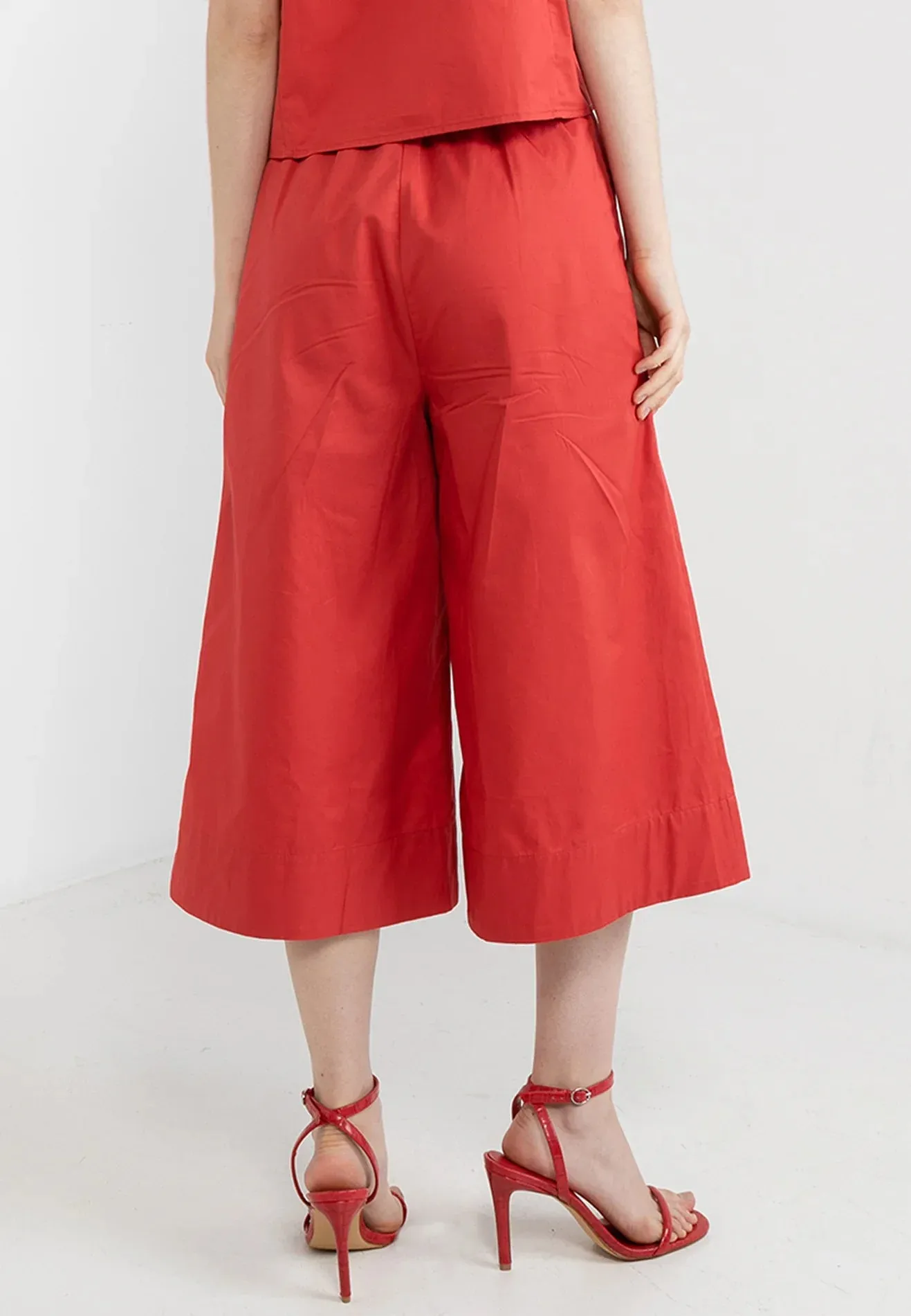 ELLE Apparel High Waisted Stretchable Culottes