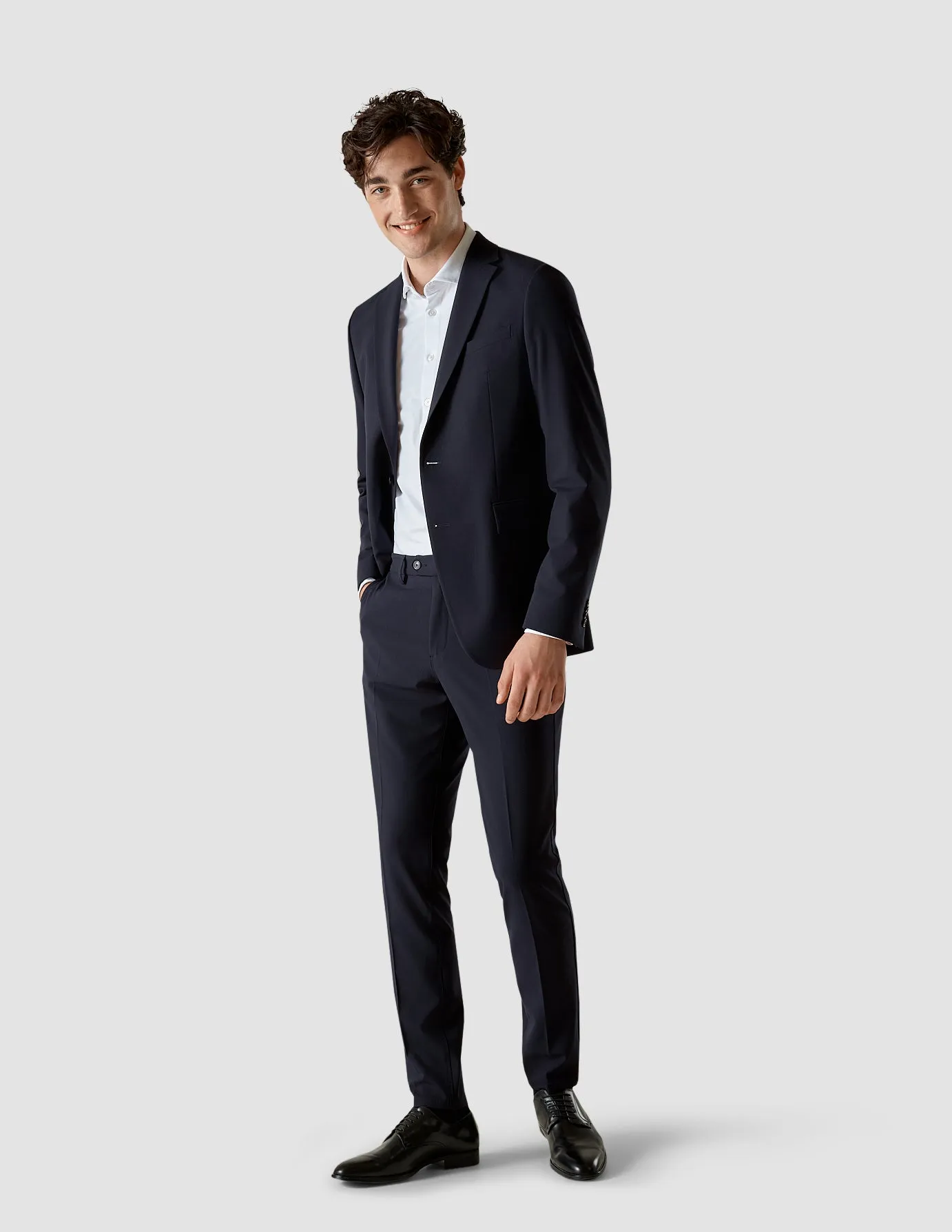 Essential Blazer Slim Midnight Blue