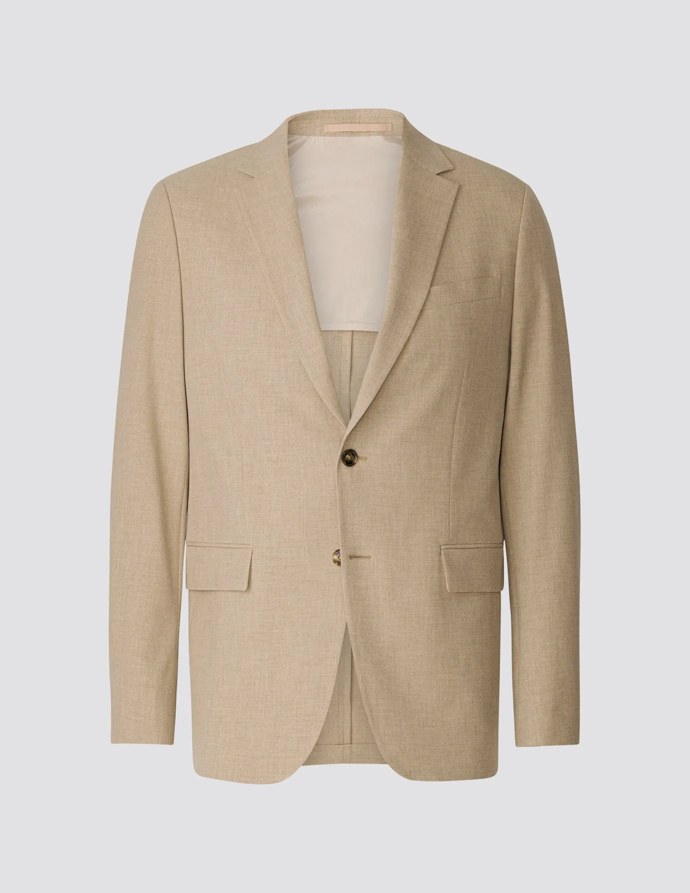 Essential Blazer Slim Sand Grain