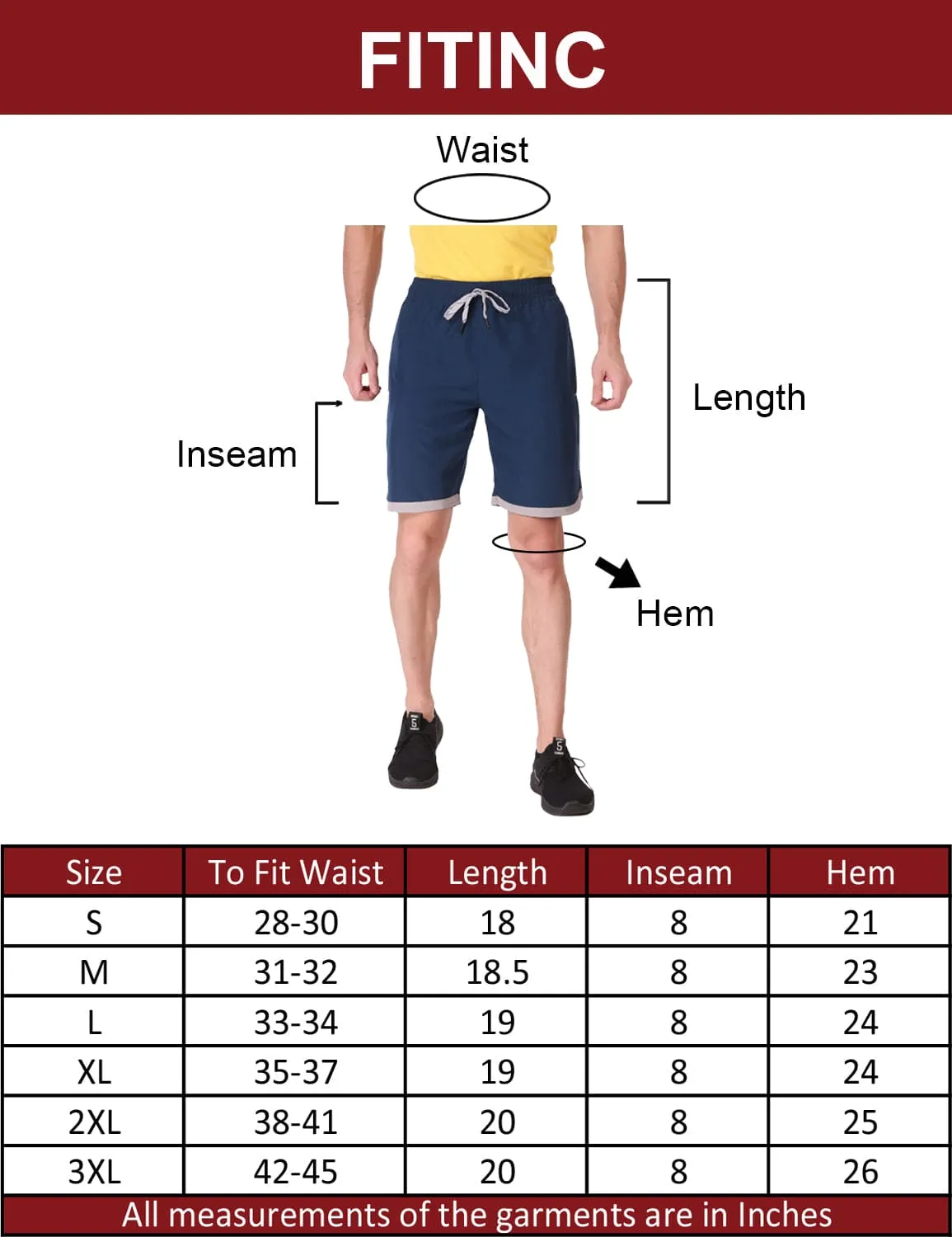 Fitinc N.S Lycra Airforce Shorts for Men with Zipper Pockets