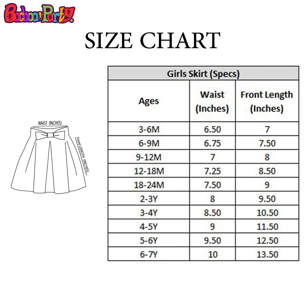 Girls Cotton Poplin Short Skirt Groovy-Multi