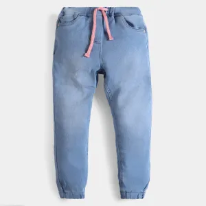 Girls Jegging Denim Basic-Light Blue