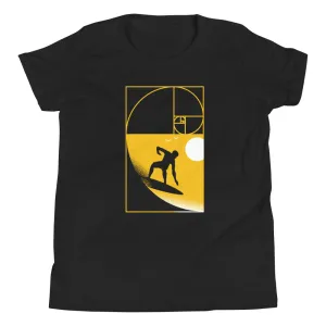 Golden Spiral Wave Kid's Youth Tee