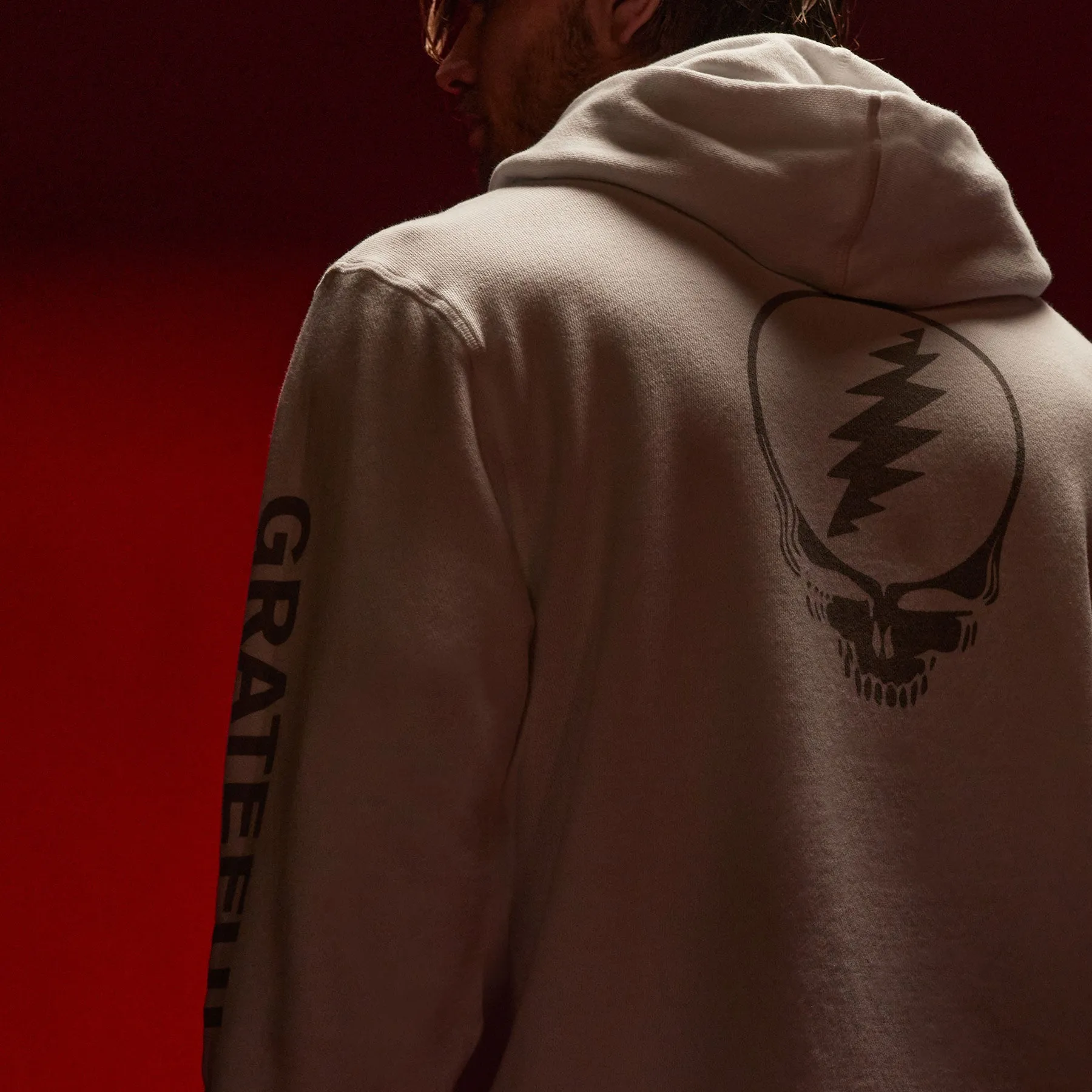 Grateful Dead Hoodie - White/Grey