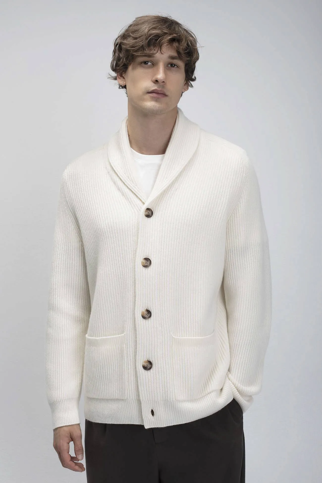 HARRY CHUNKY CASHMERE CARDIGAN