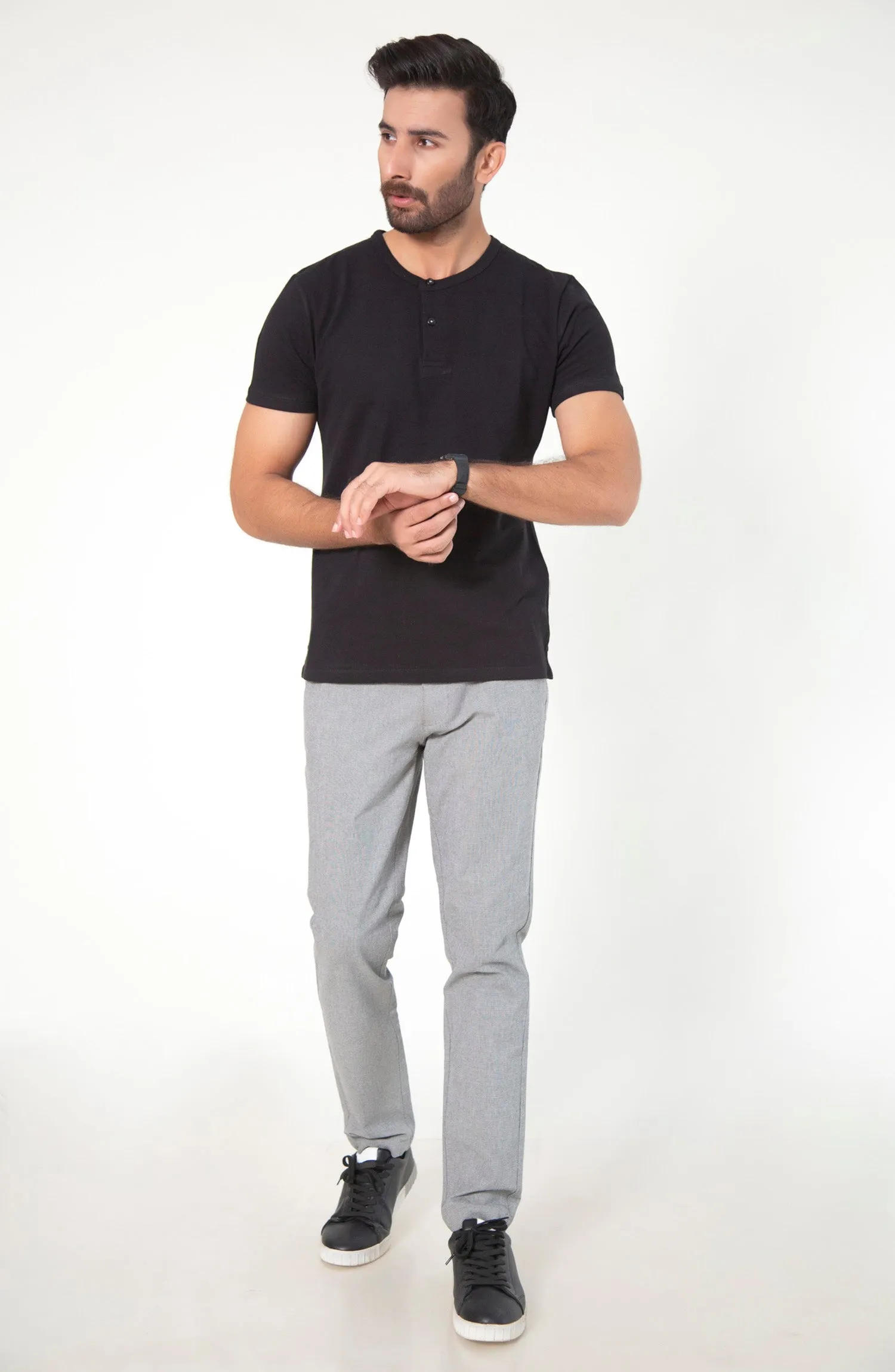 Henley Neck T-Shirt