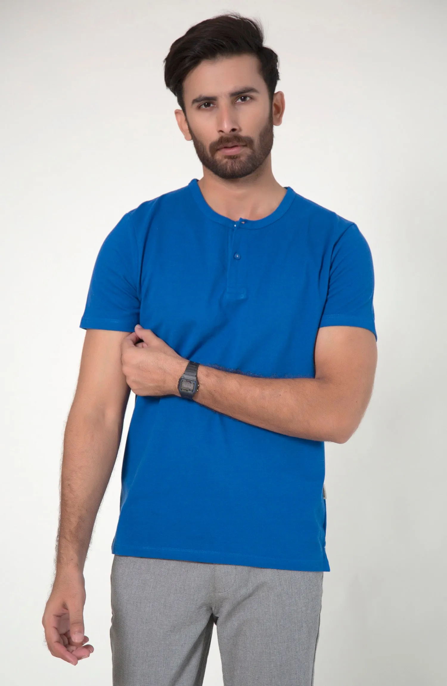 Henley Neck T-Shirt