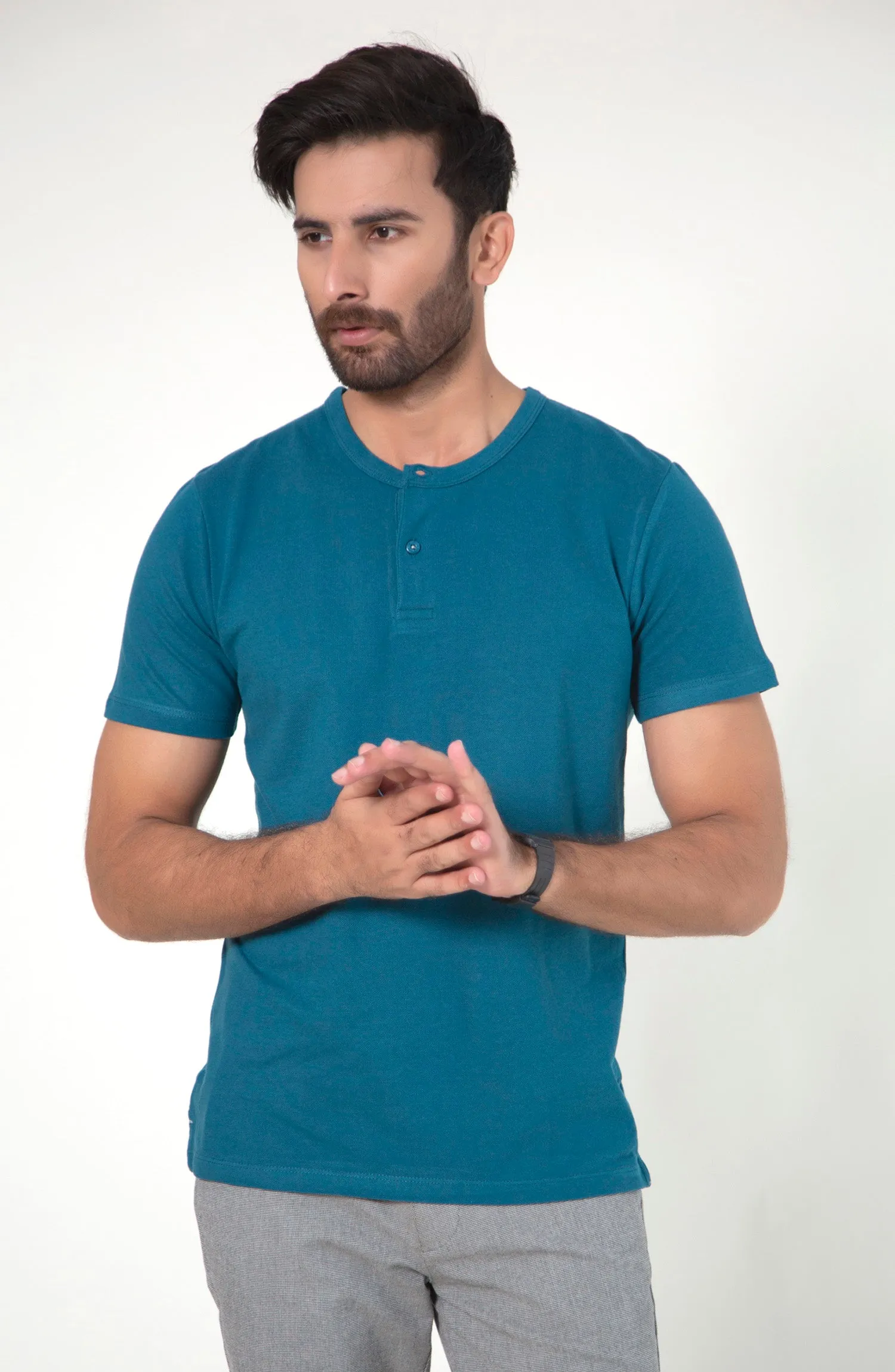 Henley Neck T-Shirt