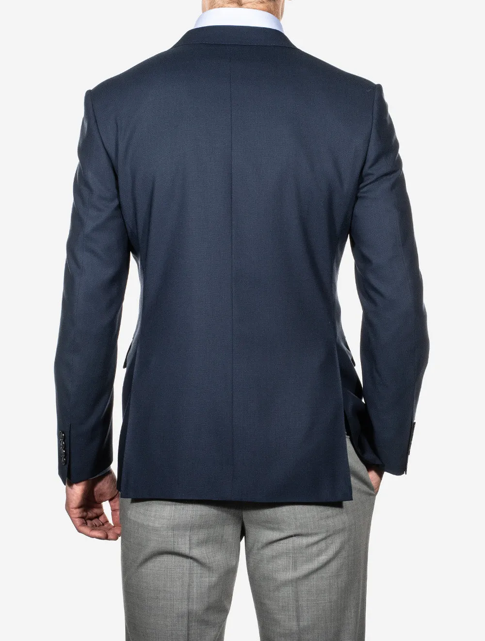 Hopsack Blazer Navy