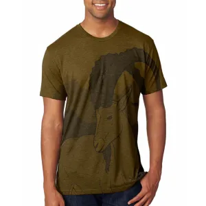 Ibex Goat Wild Mountains Men's Soft T-Shirt