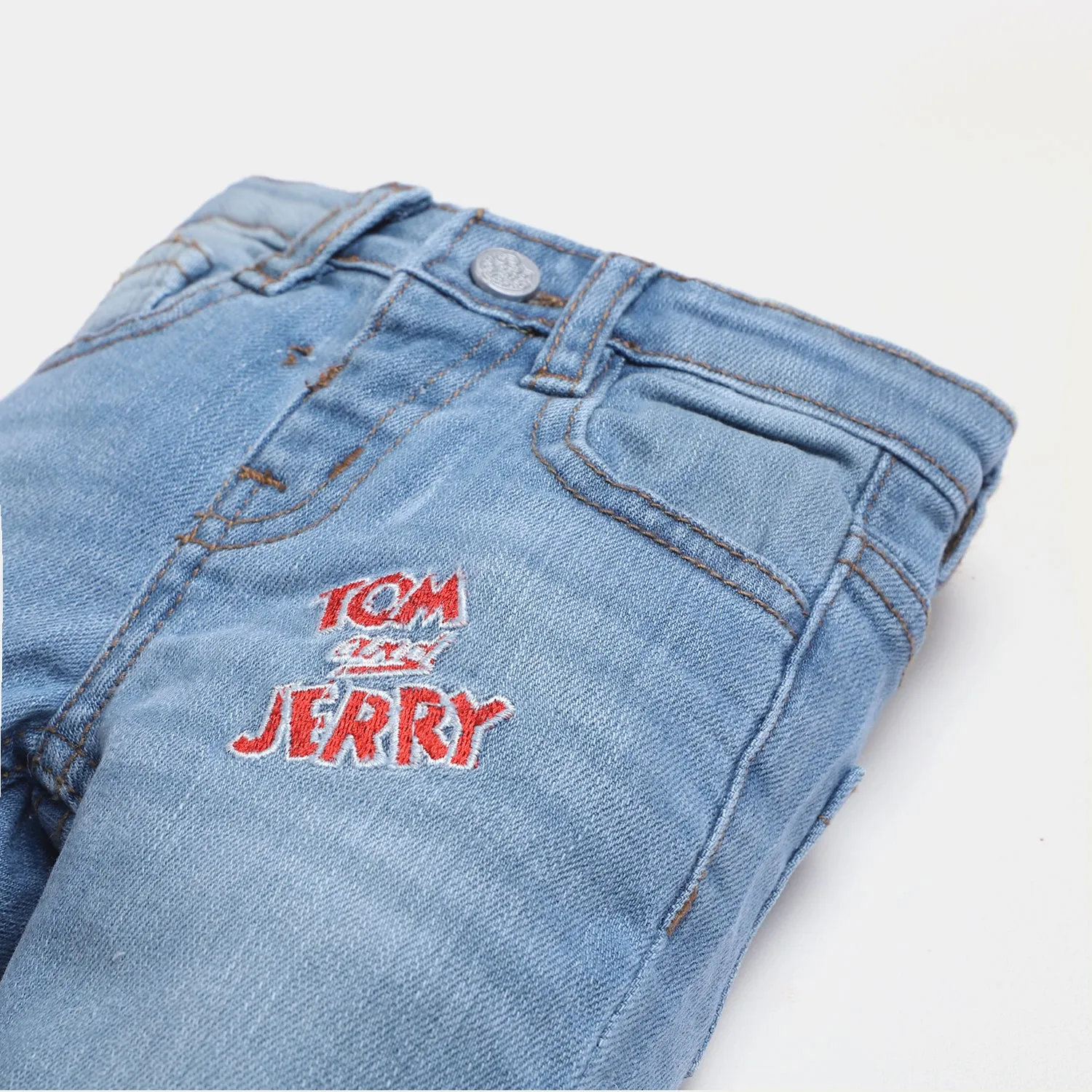 Infant Boys Denim Pant Character -Ice Blue