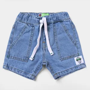 Infant Boys Denim rigid Short Little Ride | Ice Blue