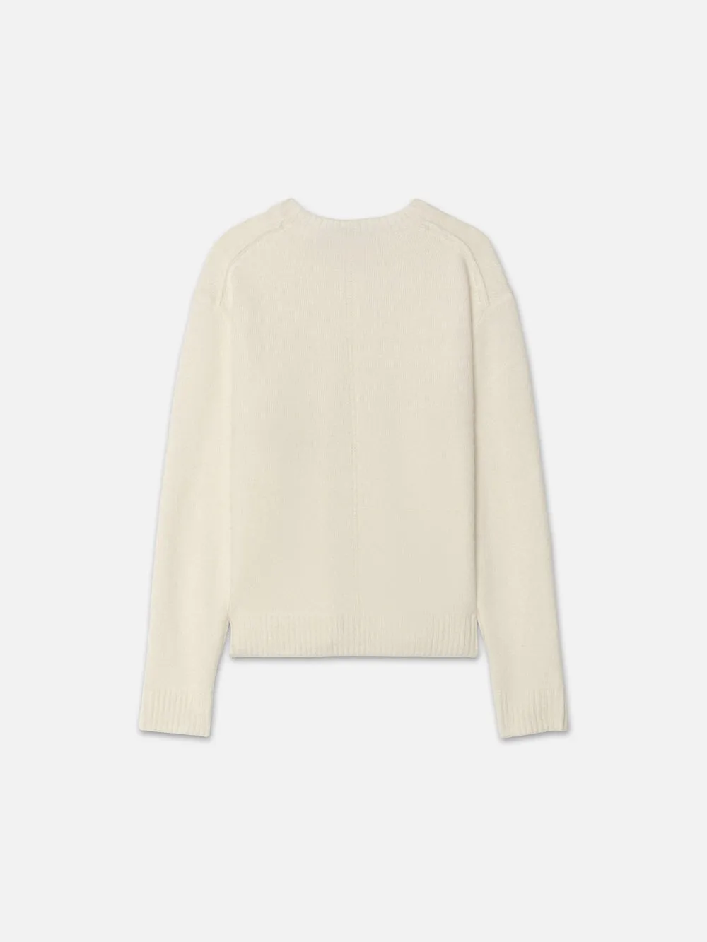 Lightweight Cashmere Silk Sweater  -- Vanilla