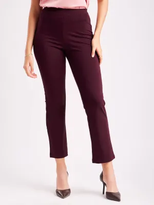 LivIn Air Bootcut Pants - Maroon