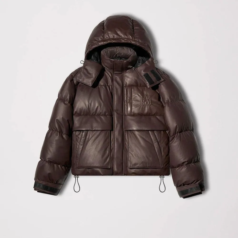 Men's Brown Parka & Puffer Jacket