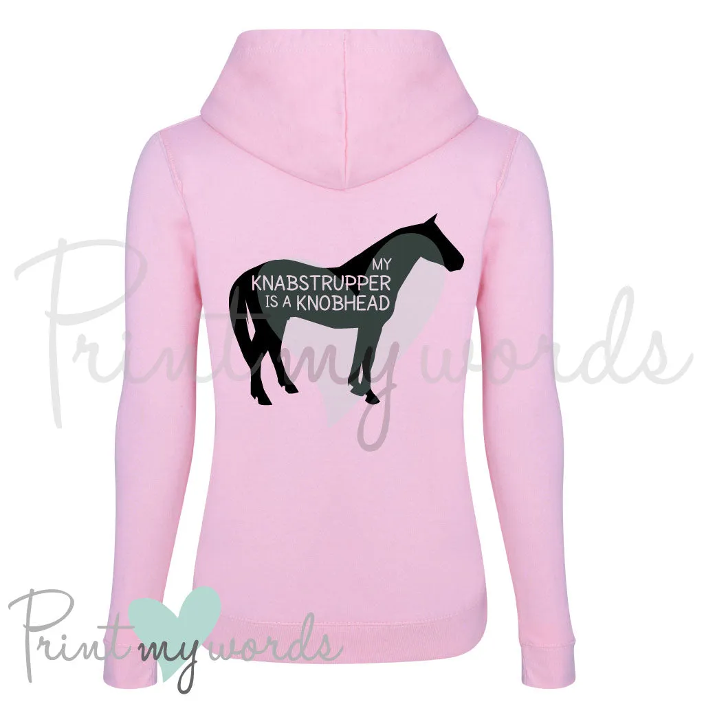 My Knabstrupper Is A Knobhead Funny Equestrian Hoodie