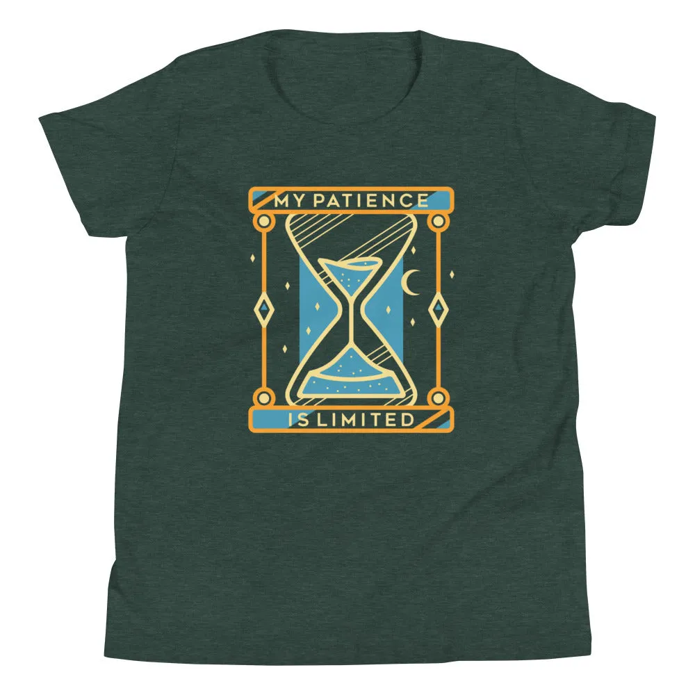 My Patience Is Limited Kid's Youth Tee