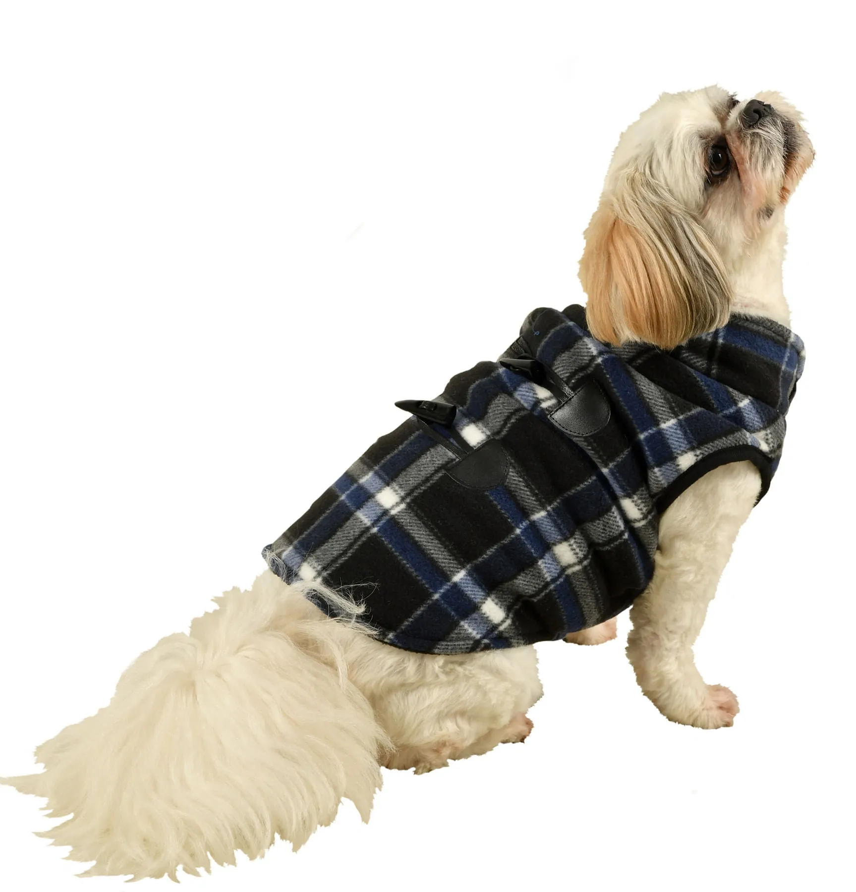 Plaid Reversible Dog Coat