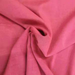 Red Solid Semi Cotton Fabric