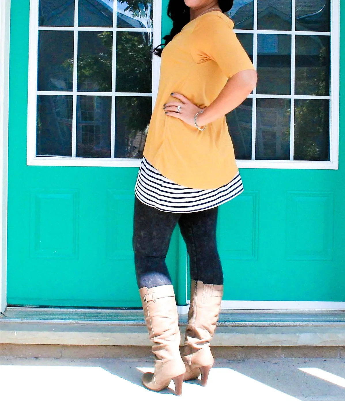 *Retirement SALE * Ladies Two Tone Tunic - Crop Top, Top   Tunic