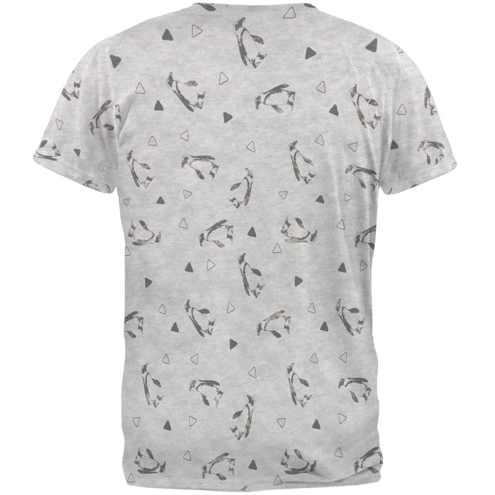 Retro Penguin Men's Soft T-Shirt