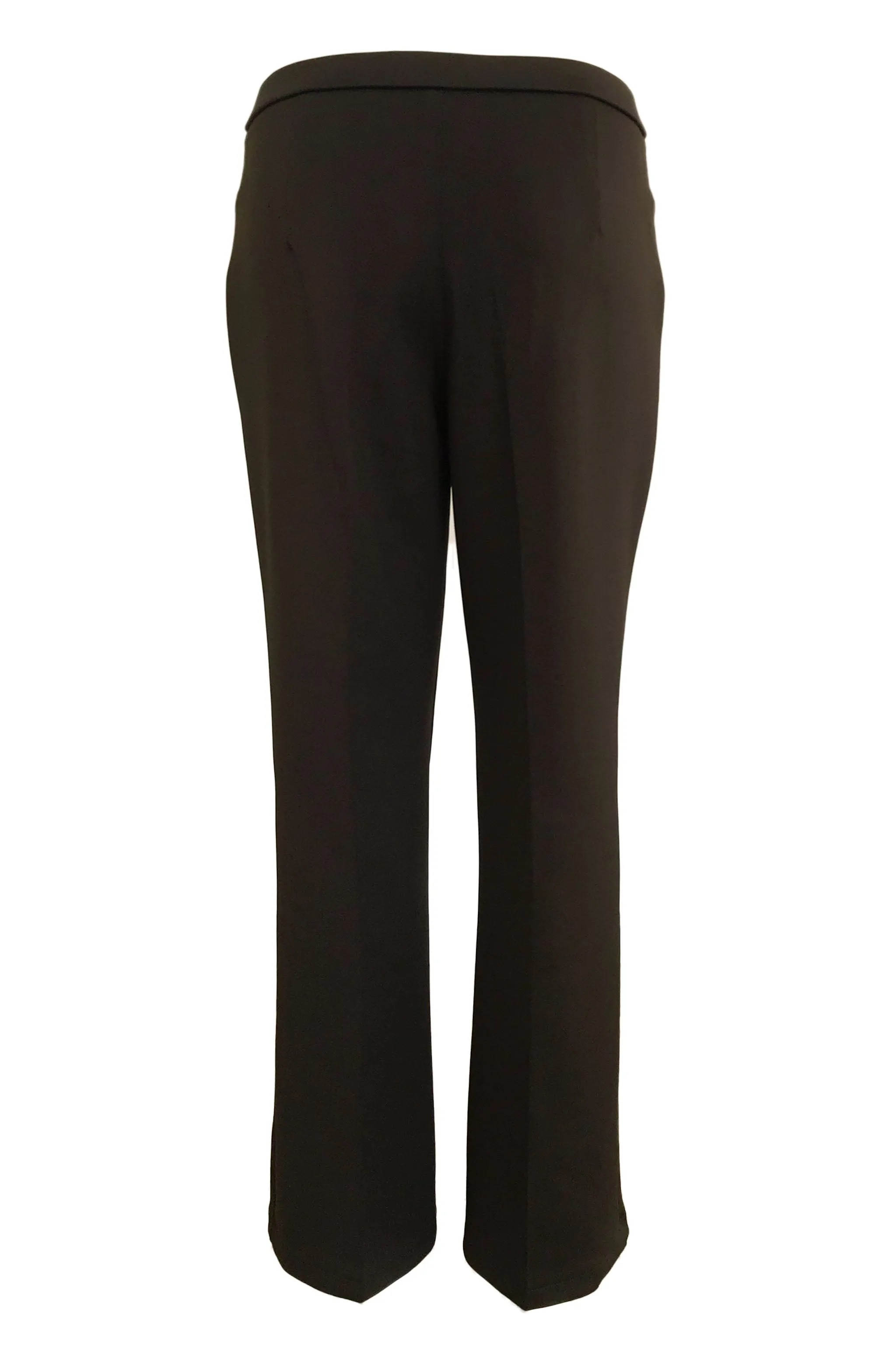 Stretchable Boot Cut Office Pants - Brown