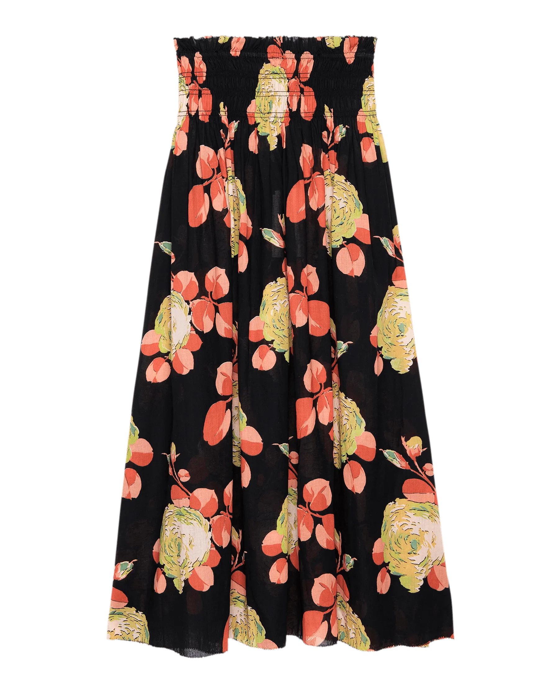 The Canary Skirt. -- Cabbage Rose Print