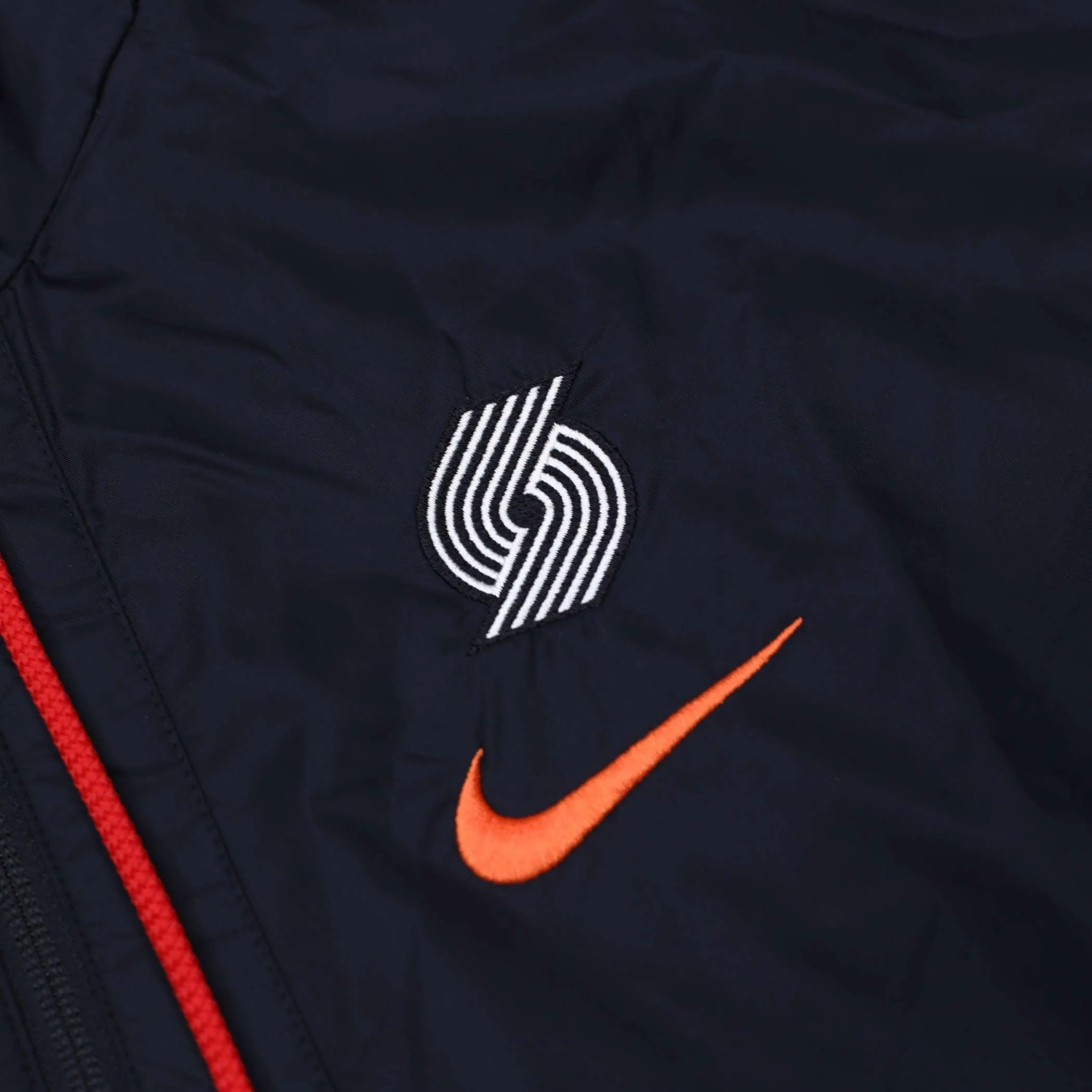 Trail Blazers Nike City Edition Black Track Jacket