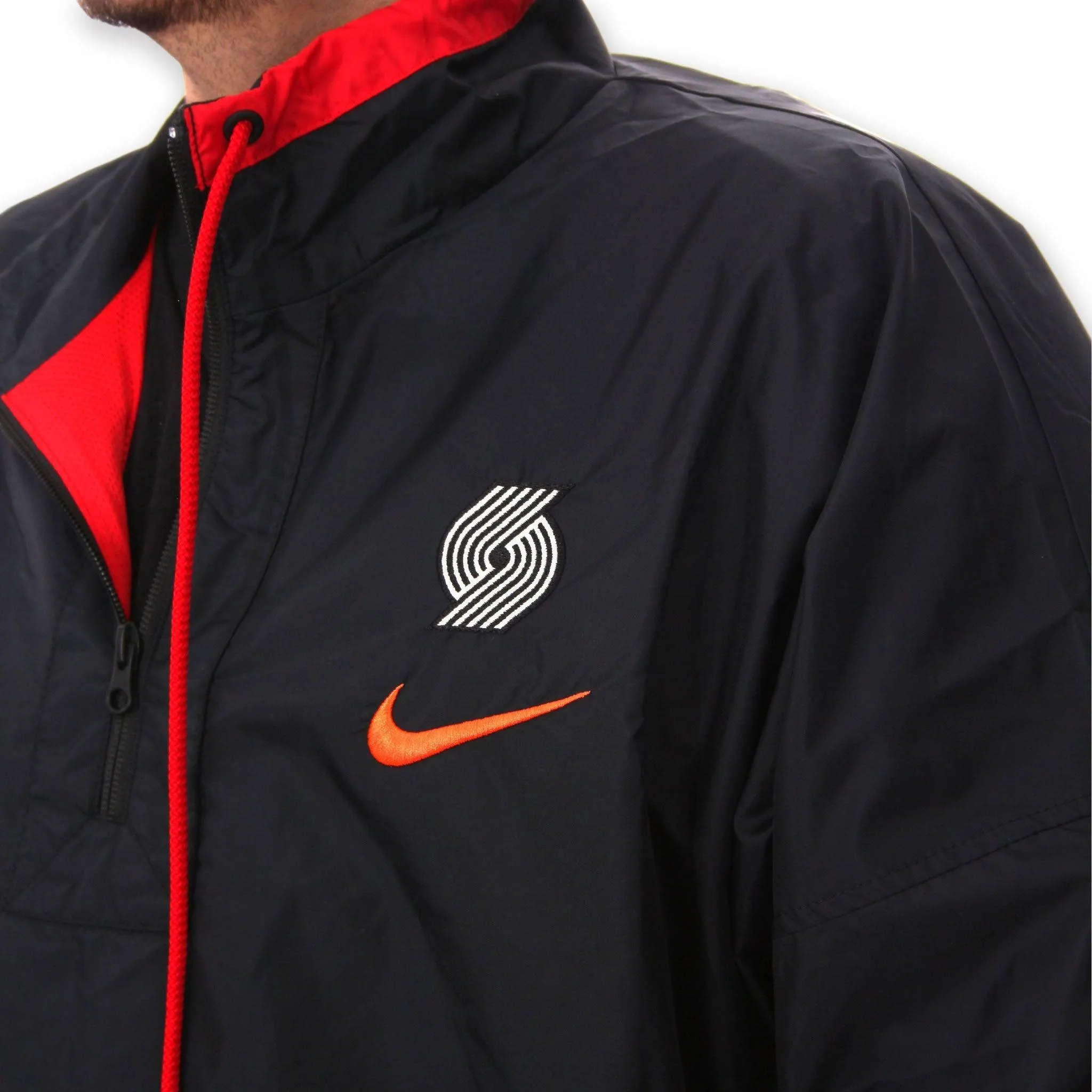 Trail Blazers Nike City Edition Black Track Jacket