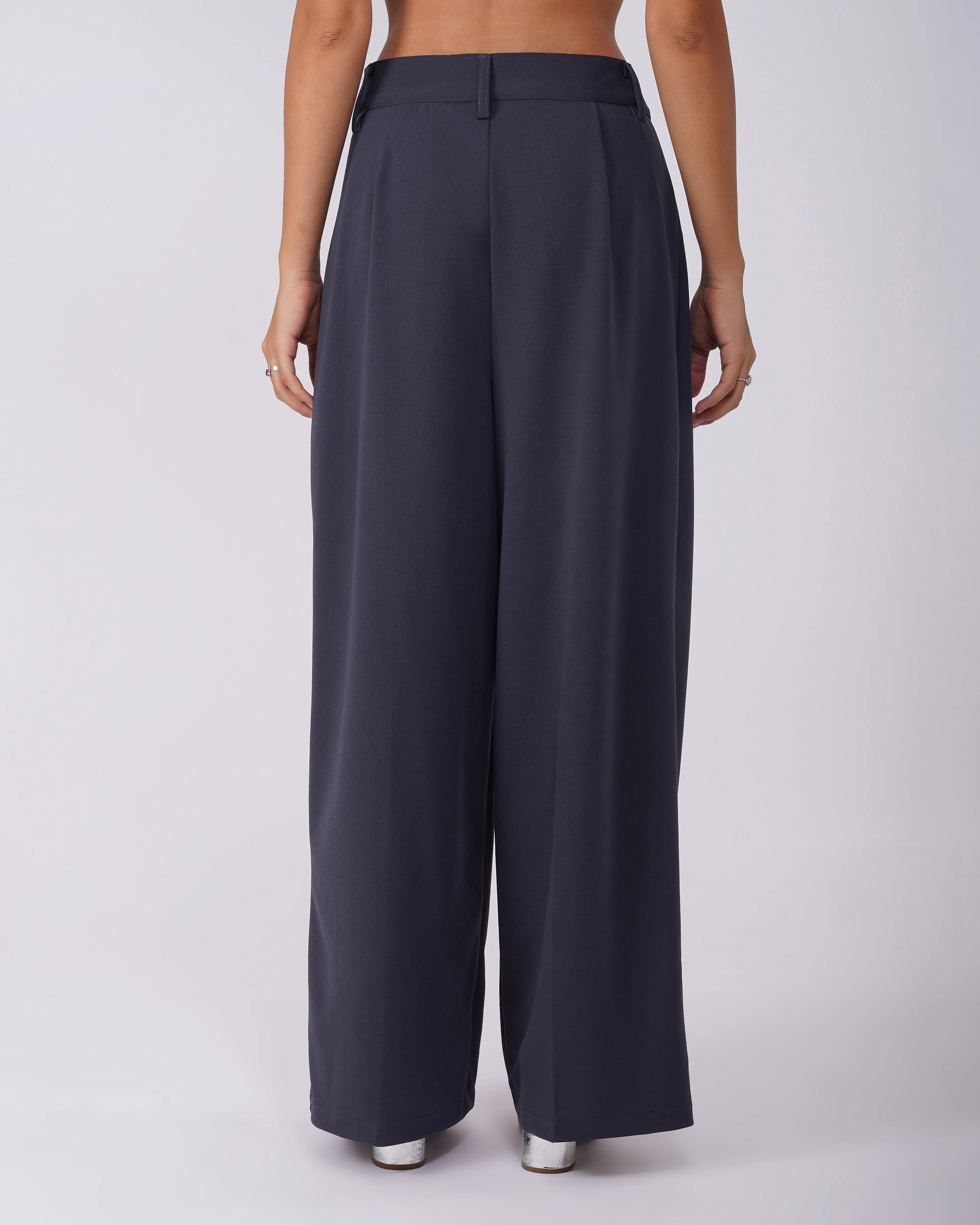 TWO PLEATED KOREAN PANTS - STRETCHABLE