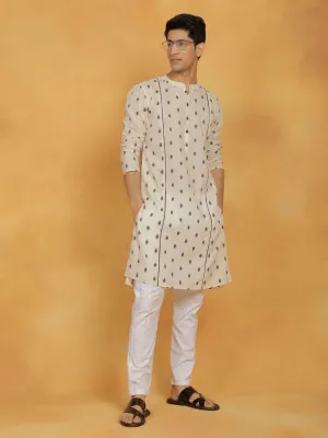 Vastramay Men's Cotton Kurta And Pyjama Set