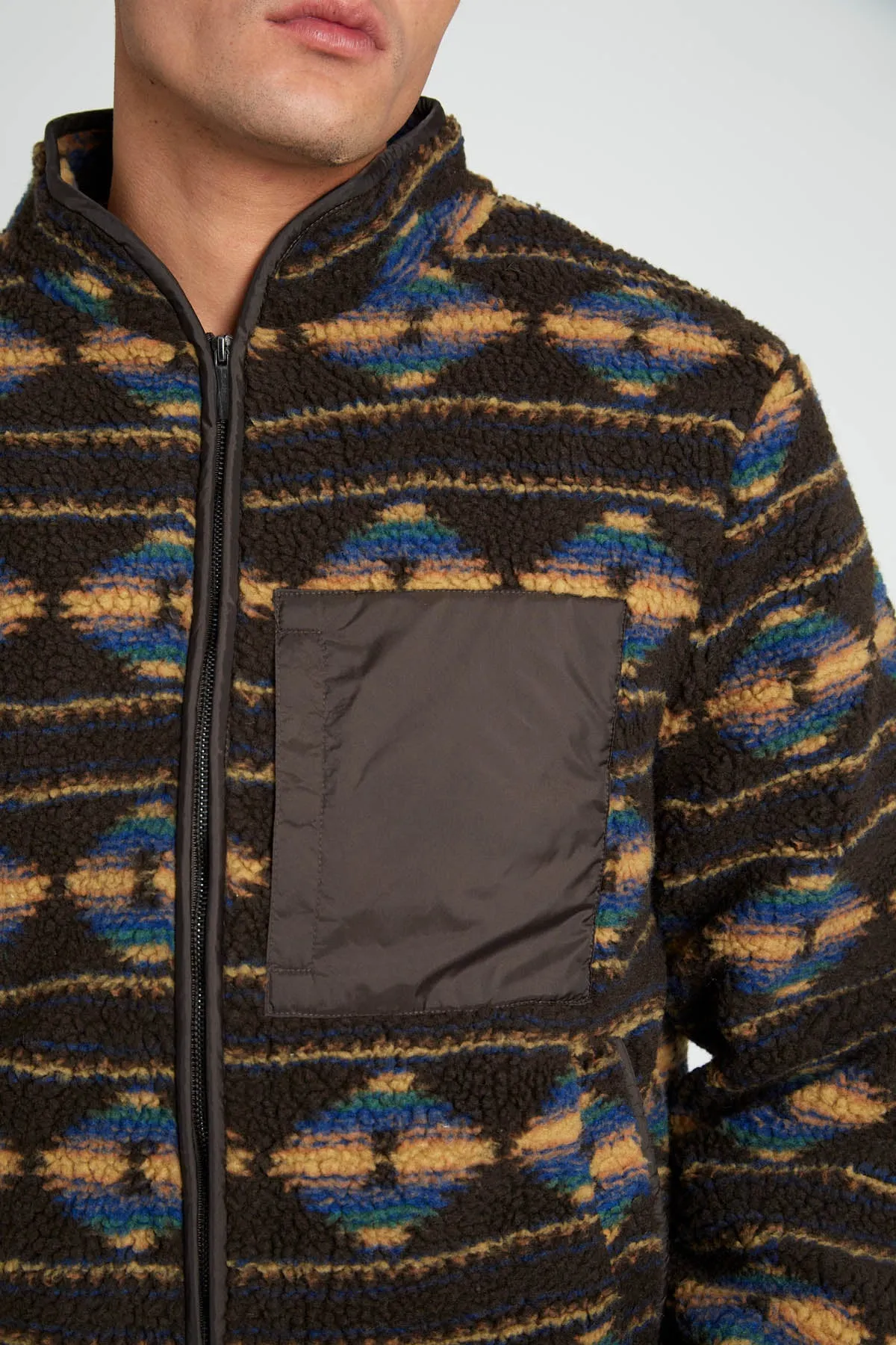 WESTWICK PRINTED SHERPA JACKET